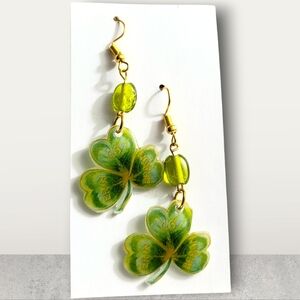 Shamrock Earrings, St. Patrick's Day Earrings
